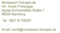 Montessori Therapie